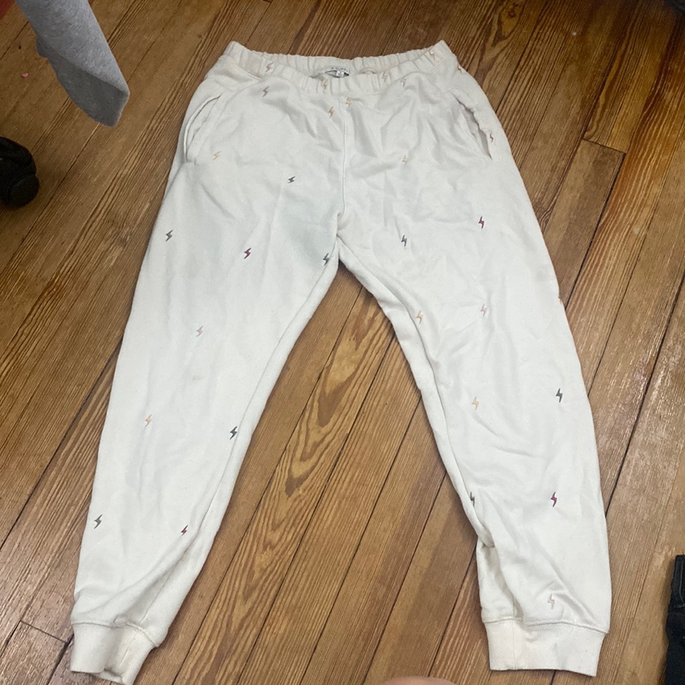 Z supply lightening bolt sweatpants.